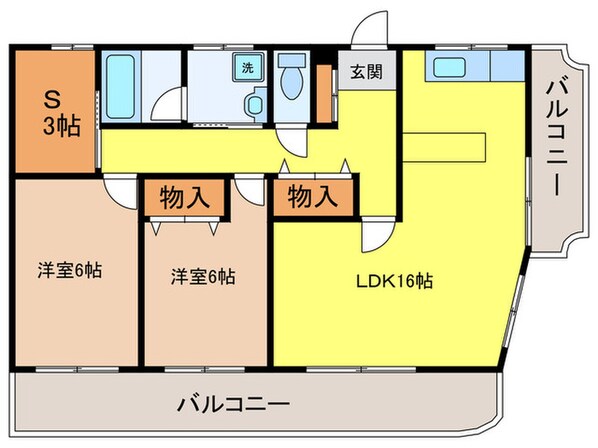 向野ビルの物件間取画像